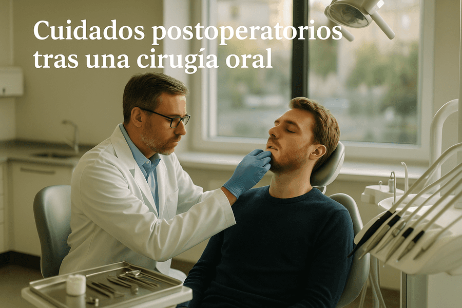 Asegura una recuperación óptima tras la cirugía oral con cuidados postoperatorios: dieta blanda, manejo del dolor e higiene adecuada para evitar complicaciones.